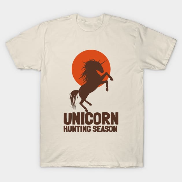 unicorn hunting season T-Shirt by husnimubarok